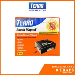 [8 Traps] Terro Roach Magnet Traps (Non Toxic)