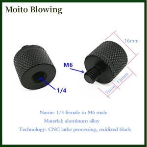 Moito Conversion Screw Dual Nuts Tripod Mount Screw 1 4 to M4 M5 M6 M8 M10 Inch Projector Bracket Adapter Converter for DSLR Camera Tripod Photography Accessories