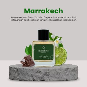 BHIRAMA Parfum Pria Marrakech Extrait De Parfum - Jasmin Green Tea Aromateraphy