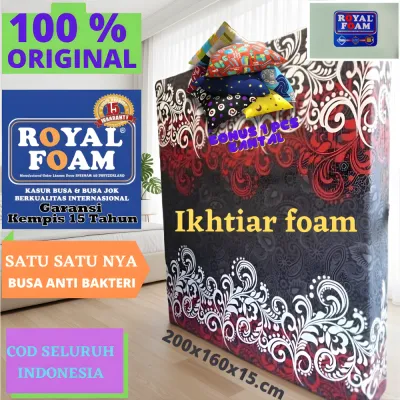 Royal Kasur Busa nomor 2 tebal 15 cm Murah busa Royal Foam RK D23 Garansi 15 tahun Anti Kempes Awet