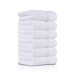 [𝐇𝐨𝐭𝐞𝐥-𝐆𝐫𝐚𝐝𝐞] Hand Towel - 5-Star Hotel Quality (40x70cm) 100% Cotton Highly Absorbent & Soft Gym & Face Towel Quick Drying & Durable (170g) – Pack of 1 to 6