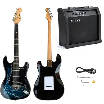 KAWES Electric Guitar 39 inch ST Electric Guitar Telecaster Electric Guitar Guitar With Amplifier