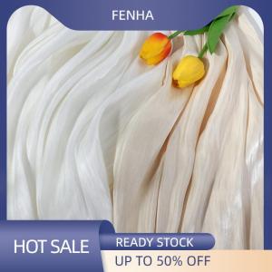 FENHA Wrinkles Yarn Background Cloth Cream Beige Yarn Accessories Nail Beauty Photo Props Photography Background