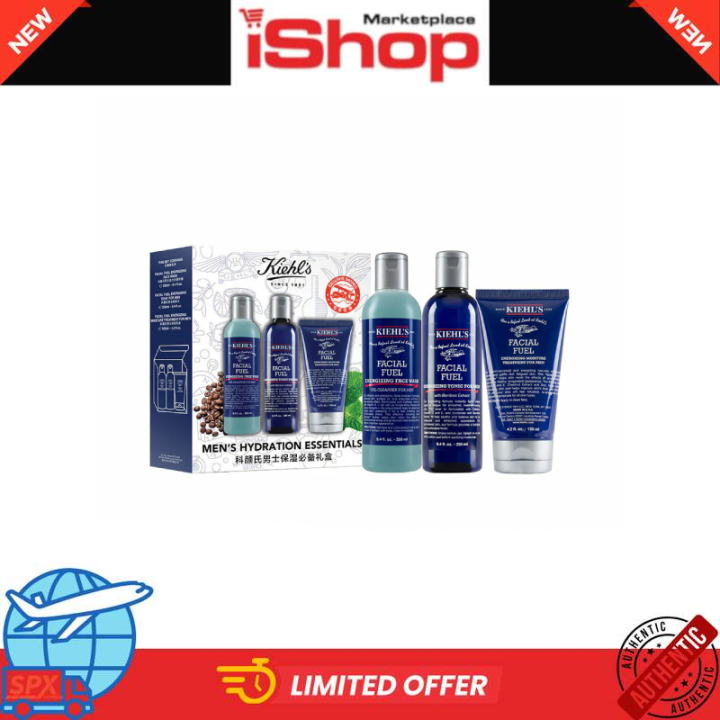 新品未使用 Kiehl's MEN'S HYDRATION ESSENTIALS Kiehl's | Men's Hydration Essentials set 3pcs | Lazada Singapore