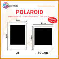 Cetak Foto Polaroid Ukuran 2R Min 25lbr Photocard KPOP Anime 1Sisi Potrait Square Poto Laminasi Doff. 