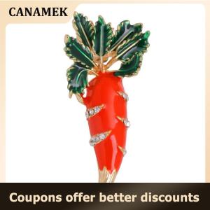 【 CANAMEK 】 Fashion Pearl Fruit Brooch Grape Cherry Pin Rhinestone Drip Oil Corsage Pineapple Pomegranate Lotus Flower Mushroom Brooches