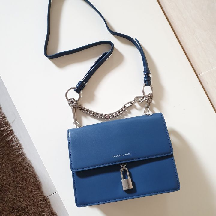 Charles and keith deals blue bag