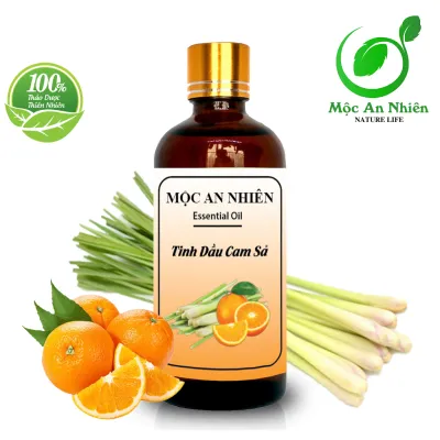 [Quà tặng] Tinh Dầu Cam Sả - Mộc An Nhiên - Nguyên Chất. Khử mùi Kháng khuẩn Thanh lọc không khí Tăng cường sức đề kháng.