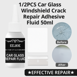 Automotive Glass Repair Adhesive Windshield Crack Repair Agent Quickly Repairs Small Cracks Restores Transparency And Strengthens Glass