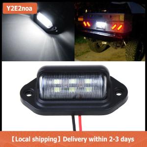 【Local shipping】 1Pc Waterproof 6 LED 12V License Plate Light Car Boat Truck Trailer Step Lamp