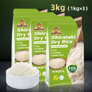 Premium shirataki rice shiratake rice 1kg dried rice konjac rice healthy dried rice konjac rice healthy low carb  organic ready to eat wholesale Bagged 12kg