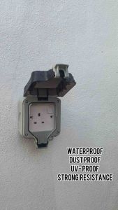 ✳️New Extra Deep✳️IP66 power socket waterproof wall socket set with UMS 13A Sirim switch socket single&double