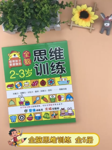 Buku Aktiviti Latihan Pemikiran Awal Kanak Kanak Umur 2-7 Buku Latihan Prasekolah Mainan Pendidikan Early Brain Development Activity Book for Kids Age 2 to 7 Logic Thinking Practice Preschool Workbook Educational Toy 幼儿童全脑思维训练游戏书2-7岁宝智力玩具潜能开发手工 B077