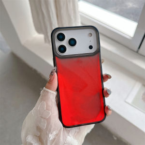 Luminous Glow in Dark Quicksand Phone Case for iPhone 17 16 Pro Max 15 Shell Dynamic Liquid Glitter Moving Sand Hard Cover Funda