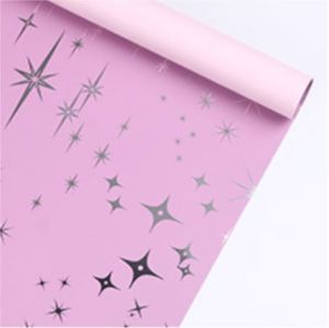 20 LEMBAR Flower Wrapping Paper Dua Warna Kertas Buket Bunga Florist Cellophane Pastel Ecer KB6022