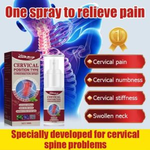 Xịt Dầu nóng thảo dược xoa bóp giảm đau thần kinh xương khớp Đau cổ Tê cổ Cứng cổ Sưng cổ pain relief spray