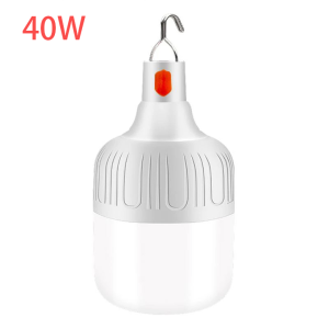 VTTO Portable LED Light Bulb USB Rechargeable Emergency Lamp Waterproof Night Market Light Dimming Camping Light for Home