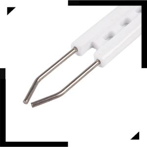 ❣💕WonderfulBuyinge อิเล็กโทรดจุดระเบิดสำหรับเตาน้ำมันเซรามิกอิเล็กโทรดจุดระเบิด Double PIN