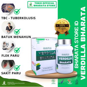 GRATIS ONGKIR VERDILLA BHARATA OBAT HERBAL TBC SAKIT RADANG FLEK PARU PARU BPOM