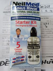 Bình rửa mũi neilmed 240ml kèm 50 muối nguyên hộp