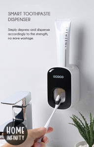 ECOCO TOOTHPASTE DISPENSER - STORAGE/ACCESSORIES/BATHROOM/TOOTHBRUSH/MODERN/STYLISH/HOLDER/
