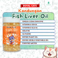 ROYAL CARE FISH OIL Minyak Ikan Premium Vitamin kucing dan Anjing isi 100 pcs. 