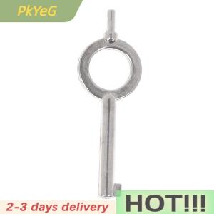 PkYeG 1 PCS American Style Universal Flat Key Blank Special Key Handcuff Lock Key Zinc Alloy Keychain