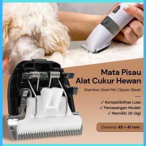 COD BaoRun Mata Pisau Cadangan Cukur Hewan Stainless Steel Pet Clipper Blade CP44 / Alat Mata Pisau mesin Cukur Hewan Super Tajam domba kambing garut kucing anjing baorun / Mata Pisau Alat Cukur Bulu Domba