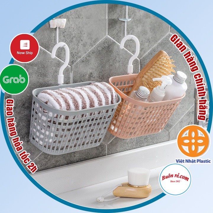 Rổ treo bồn rửa chén, nhà tắm có móc Việt Nhật (3241) - Rổ nhựa có móc ...