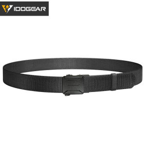 IDOGEAR Tactical Belt with Non-slip Ratchet Buckle Steel Structure Outdoors Sports Heavy-duty Tactical 1.5inch Belt 3455