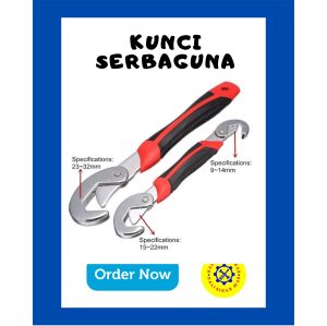 Snap N Grip Wrench Profesional Kunci Inggris Serbaguna Isi 2