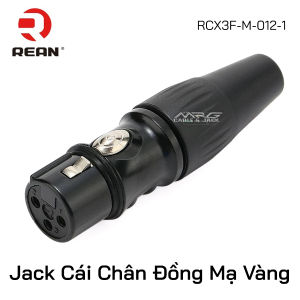 Giắc Canon Chân Đồng Loại Tốt Hàng Chính Hãng giá bán 1 chiếc. jack hàn dây âm thanh canon xlr