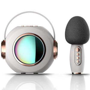 Mini Karaoke Wireless Audio Speaker Bluetooth Microphone Portable Home KTV Karaoke Machine