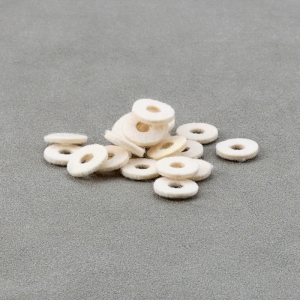 Pcak of 20 Piece Trumpet Valves Felt Washers Cushion Replace Trumpet Top Cap Felt Pads Trumpet Replacement Accessory Set