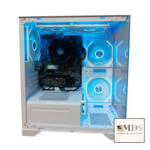 AMD Ryzen5 3400G White System Unit 16GB DDR4 RAM 256GB SSD 80+ Bronze PSU 550W Computer
