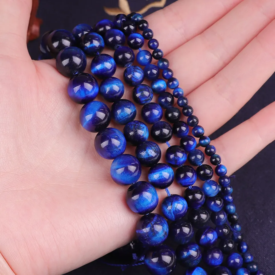 Blue tiger eye deals beads