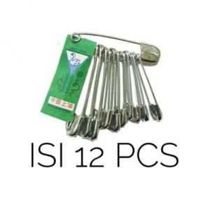 Peniti Jumbo Isi 6 Pcs Peniti Kasur Sprei Bayi Pin Jarum Ukuran Besar Stainless Steel U66