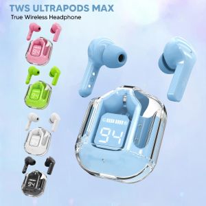 TWS Ultrapods Headset Bluetooth 5.3 HiFi Stereo Bass LED display music In-ear low latency Wireless Earphone Bluetooth