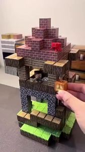 Colorful Magnetic Building Bloks Bulk 48/100/210PCS - Creative Educational Toys for Children 3+ Years Safe Play我的世界磁力积木方块