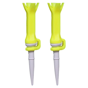 2 Pcs 4-Prong Golf Tees Flexible Golf Tees Easy to Carry Rotatable Training Golf Tees Ball Holder Golf Accessories