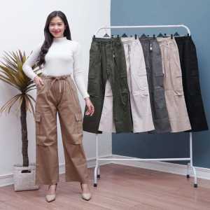 CELANA CARGO PANTS//CARGO BASIC PANTS//CELANA KULOT CARGO BB 40-70