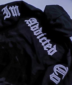 Hoodie Sherpa Sweater Font Metal Bordir / Sweater Hoodie Aesthetic Pria / Hoodie Distro Brand THE MADE