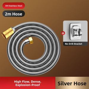 SHENYUAN Stainless Steel High-Pressure Shower Hose with Thickened Anti-Explosion Design