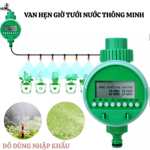 Đồng hồ hẹn giờ tắt nước thông minh xài pin thiết bị điều khiển tưới tự động thiết bị hẹn giờ tưới tự động