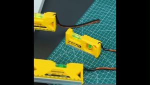 Mini Spirit Level 150-200mm  Portable Horizontal Level ABS Bubble Level Ruler Measuring Tool Green