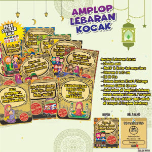 Amplop Lebaran Idul Fitri 1 PACK isi 10 PCS Amplop Kocak Amplop Lebaran Unik dan Lucu Angpao Karakter Lucu Amplop Idul Fitri Amplop Kartun Hijab Amplop Pendek Amplop THR Lebaran Anak Amplop Lebaran Motif Lucu Amplop Lucu Angpao Ampau Motif Acak