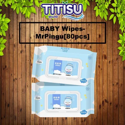 🧻 [80pcs] Tisu Bayi Baby Wipes Wet Wipes for Babies Specially Designed for Newborns Hands and Face Wipes 婴儿湿巾 🧻