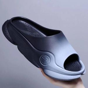 Angelie  รองเท้าแตะชาย รองเท้าหัวโต รองเท้าแตะหัวโต  รุ่นยาง EVA น้ำหนักเบา กันลื่น มีสายรัดข้อเท้า เหมาะสำหรับใช้ในร่มและกลางแจ้ง (มาใหม่) B038