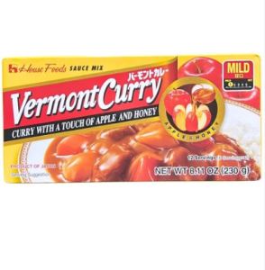Date 12/26 Viên Nấu Cà Ri Nhật VERMONT CURRY (Táo Mật Ong) Nhật Bản 230g - Không Cay