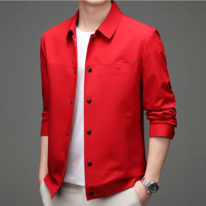 Áo khoác nam cúc bấm kiểu dáng đơn giản nhẹ nhàng sang chảnh H55